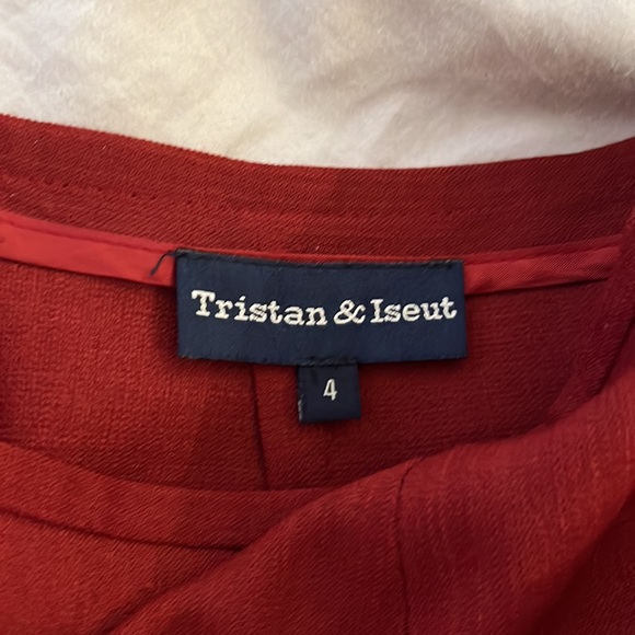 Vintage Tristan & Iseut red short skirt - Picture 4 of 7